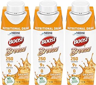 Boost Breeze Nutritional Drink (8 Fl Oz (Pack of 3), Orange)