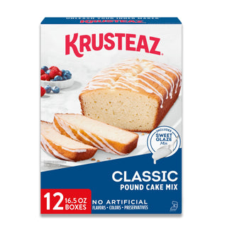Vanilla Pound Cake Mix by Krusteaz – 16.5 Ounce (Pack of 12), Pack of 12
