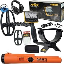 Garrett Metal Detectors Garrett ACE Apex Metal Detector Bundle, Multi-Frequency, Z-Lynk