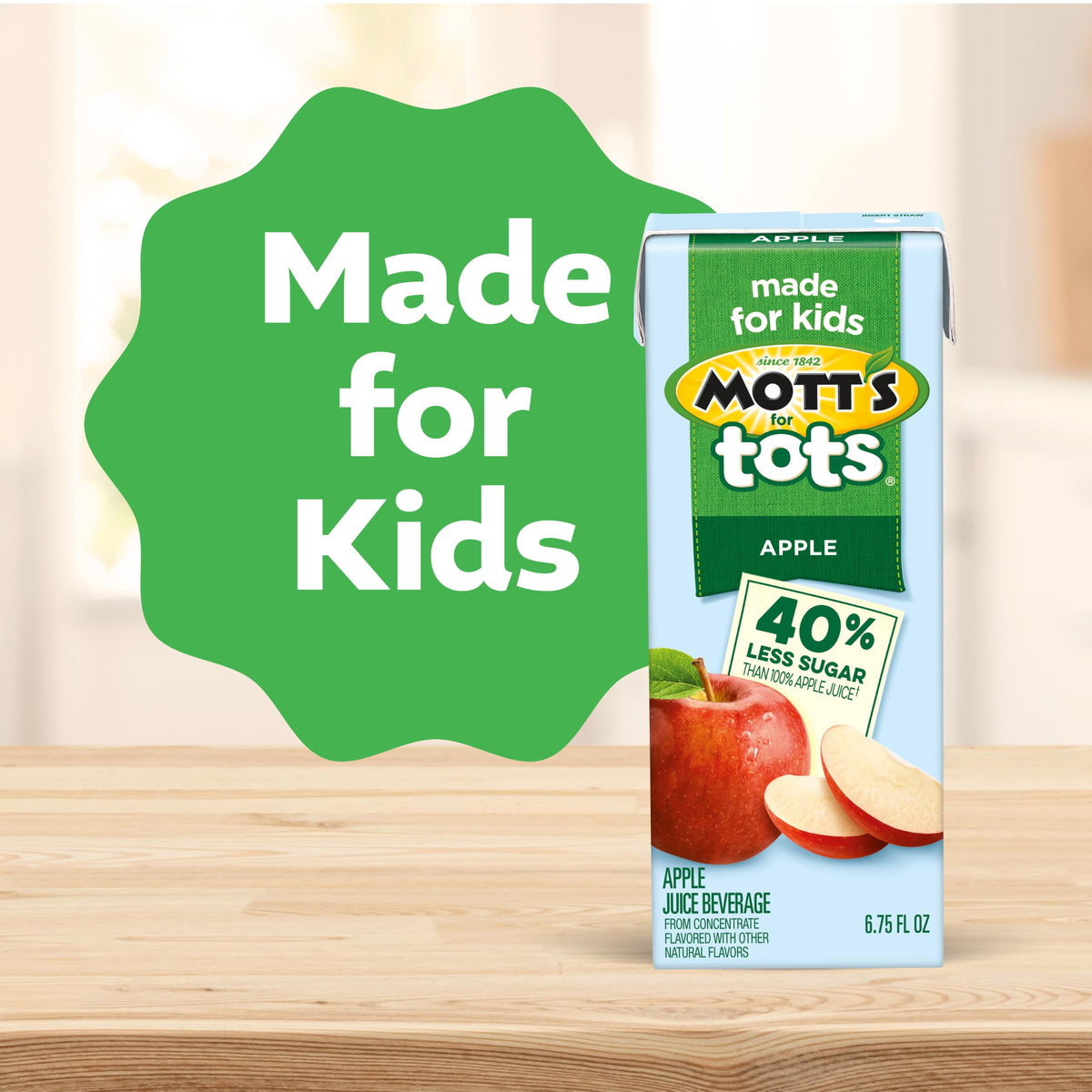 for Tots Apple by Mott's – 6.75 Ounce (Pack of 8), Pack of 8