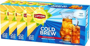 Cold Brew Iced Tea Bags by Lipton – Gallon Size, Pack of 4
