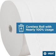 Compact 2-Roll Vertical Coreless High-Capacity Toilet Paper Dispenser by GP PRO () by Georgia-Pacific – 1 Count (Pack of 2), Plastic, עשן, Pack of 2, Model 56790A