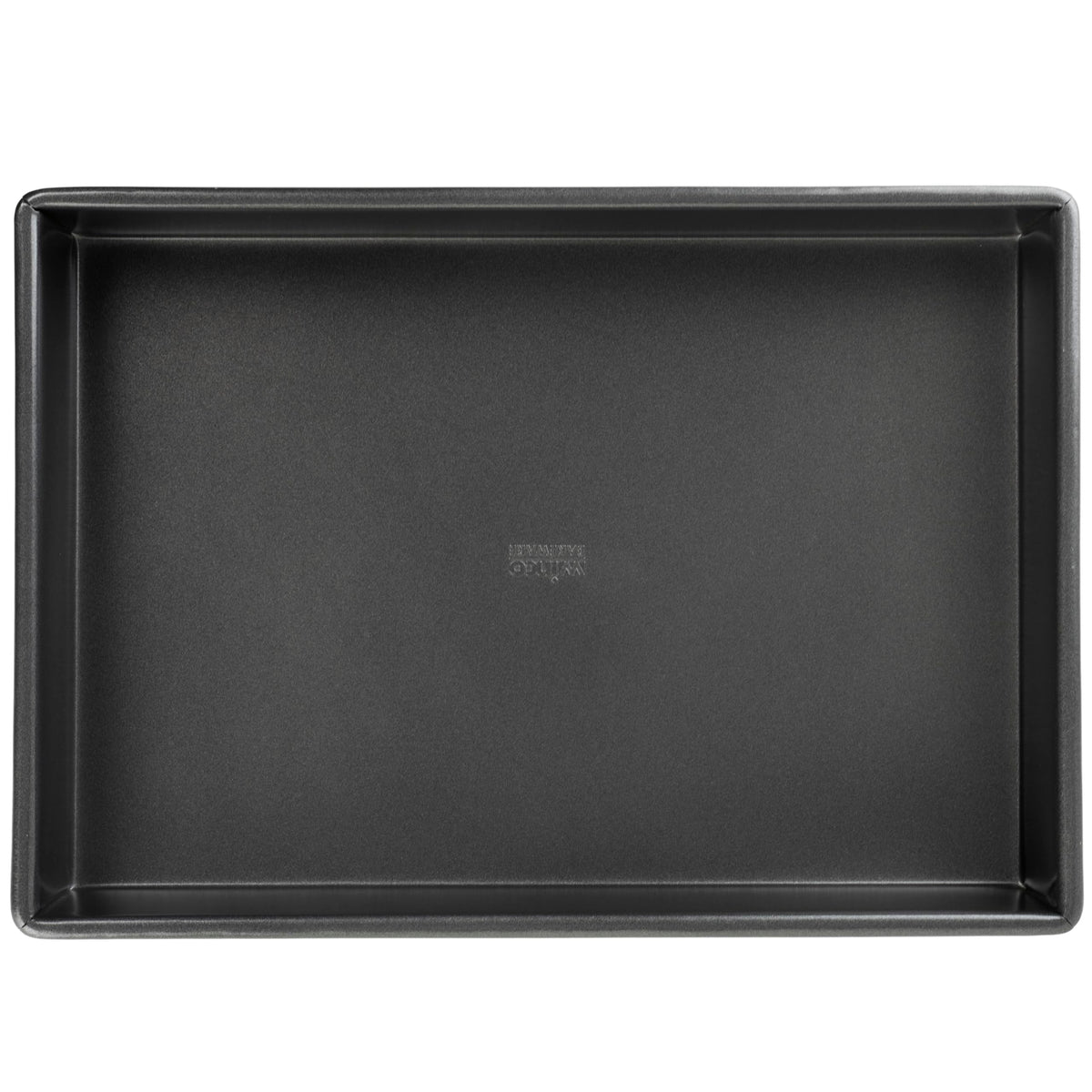 Winco 13" x 9" / Steel / Black Rectangular Cake Pans