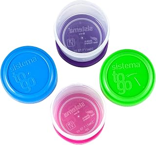 Sistema 4 Dressing To Go Containers, 1.18 Ounce, 1-pack