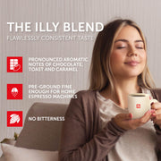 Ground Espresso Coffee by illy – 8.8 Ounce (Pack of 12), Pack of 12, Model 8840