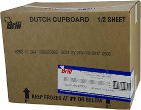 Brill Uniced White Cake, 3.25 lb Sheets (6-Pack) | Frozen Bulk Unfrosted White Cake Bases for Bakeries and Catering