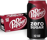 Dr Pepper Zero Sugar, 12 Ounce, 12 Count