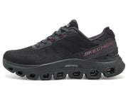 Men's Arch Fit Glide-Step Wave Bremet by Skechers – Mesh, Black/Red, Model 233488