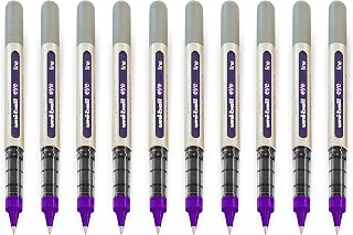 Uni-Ball EYE - UB-157E Rollerball Pens - 0.7mm Nib - Violet - Pack of 10
