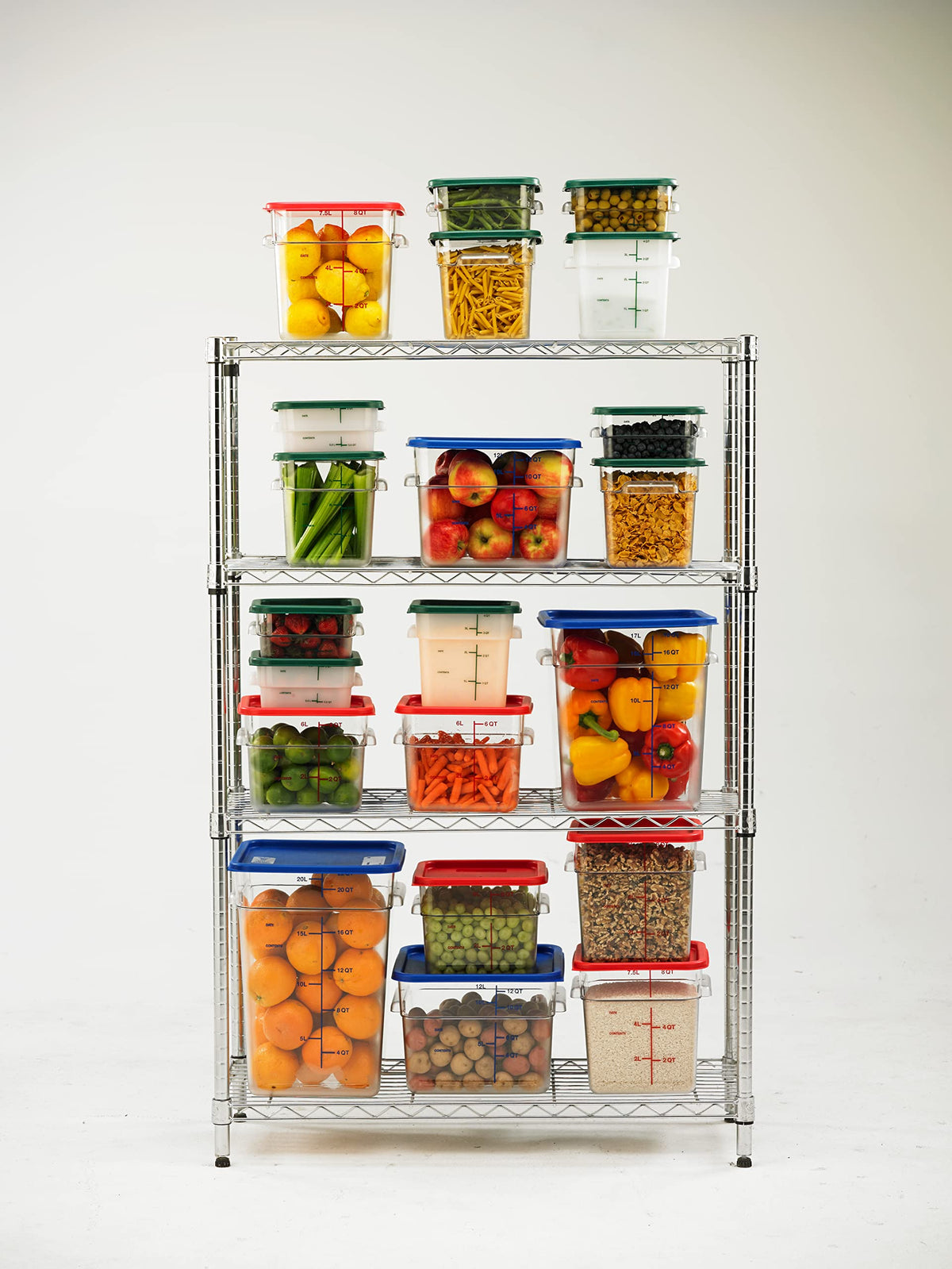 Carlisle FoodService Products 6 / Clear / 2 Quart Container Containers
