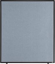 Global Industrial Office Partition Panel, Blue Fabric, 36.25 Inch Width x 42 Inch Height, 1 Piece, Designed for Office Cubicle and Workspace Productivity Solutions