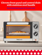 Betty Crocker Black/Silver / 2-Slice / 0.3 cubic_feet Toaster Ovens