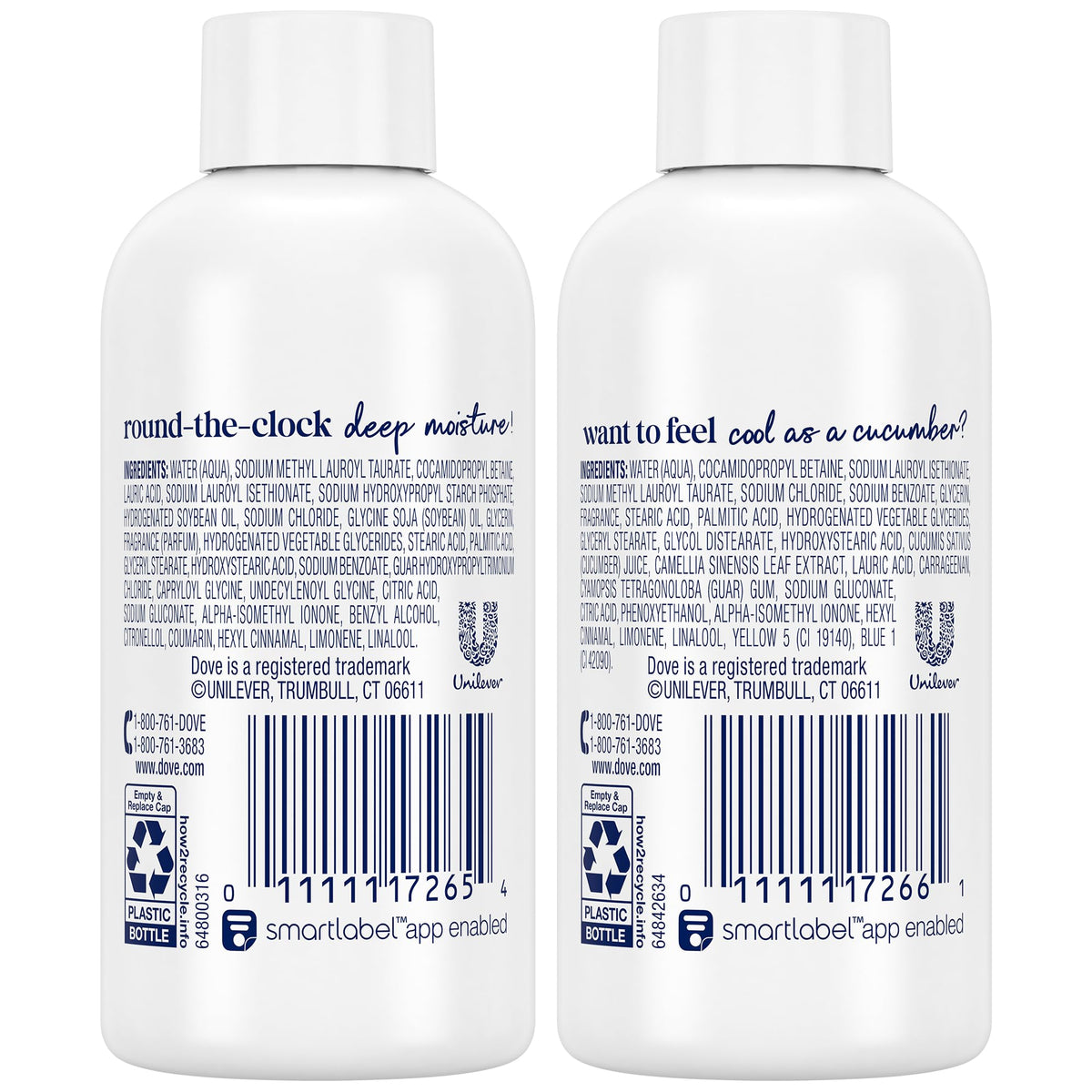 Travel Body Wash Set by Dove – Model DVE-011111172661-011111172654