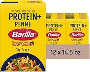 Barilla Protein+ (Plus) Penne Pasta, 14.5 Ounce (Pack of 12) - plant based - Made from Lentils, Chickpeas & Peas - Non-GMO, Kosher Certified