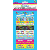 Productions Non-Magnetic Mini Whiteboard Erasers by Ashley – Foam, Felt, Multi, Model ASH78016