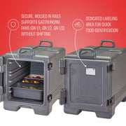 Cambro Charcoal Gray / UPC300 / 36.0 quarts Bus Tubs