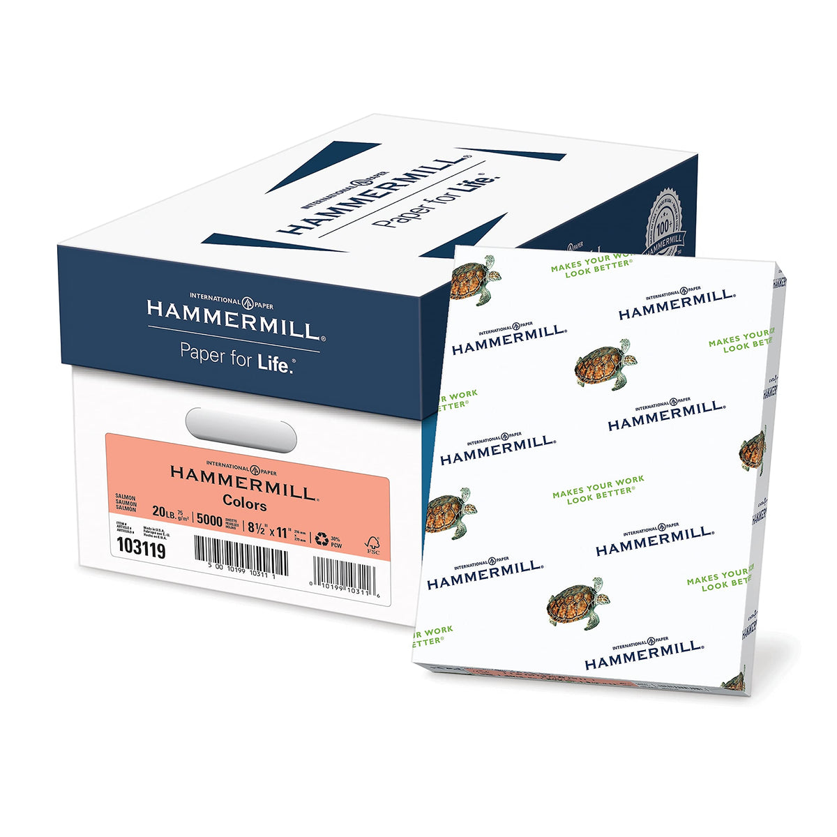 Colors Colored Paper by Hammermill – salmon, Model HAM103119CT