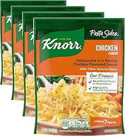 Knorr Pasta Sides Chicken Fettuccine For Delicious Quick Pasta Side Dishes 4.3 oz (Pack of 4)