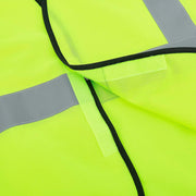 Hi-Vis Class 2 Safety Vest by Global Industrial – Large-X-Large, Polyester, Lime, Model 641638LL
