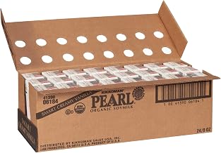 Pearl Organic Smart Creamy Vanilla Soymilk, 8 Fluid Ounce -- 24 per case.