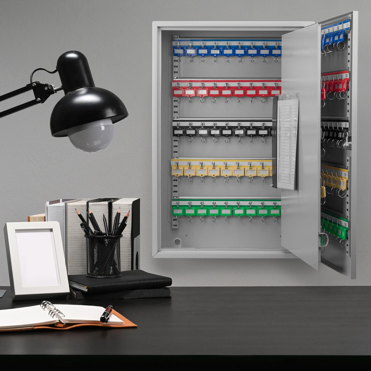 Barska Grey / 150 Keys / 1 Key Cabinets
