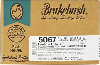 Brakebush Breaded Chicken Tenders, 5 Pound, 1 Per Box, 2 Per Case