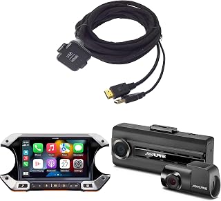 Alpine i509-WRA-JL KCU-315UH Dash Camera Bundle | i509-WRA-JL bundle with KCU-315UH USB and HDMI extension cable plus dash camera.