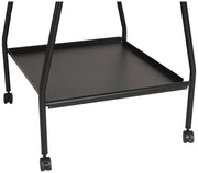 Wheasel, Double Sided Magnetic Dry Erase Porcelain Steel Whiteboard Easel, 65"H x 28.75"W x 27"D () by Best-Rite – 29"W x 31"H, Multi, White/Black