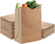 52 lb Kraft Brown Paper Bags (100 Count) by Stock Your Home – 100 Count, 52.0 pounds, Paper, Brown, Pack of 100