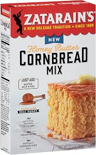 Zatarain's Honey Butter Cornbread Mix, 12.5 oz (Pack of 6)