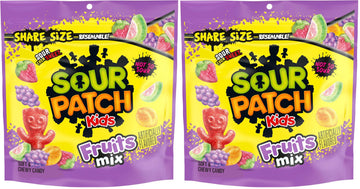 Fruits Mix Soft & Chewy Candy by Sour Patch Kids – 11.03 Ounce (Pack of 2), Pack of 2