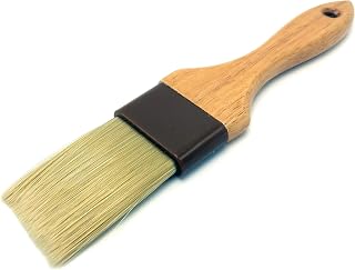 Royal Industries Bastry Brush, Wood Handle, Natural Boar Bristle, Plastic Band, 1 1/2", Commercial Grade