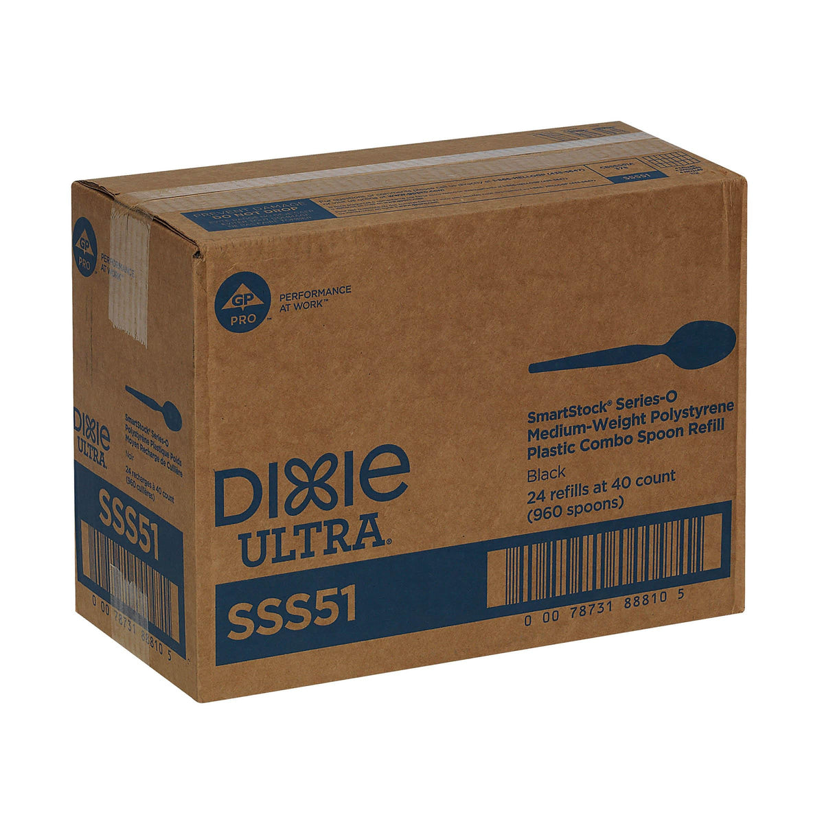SSS51 Spoon Refill by Dixie – Black, Model DXESSS51