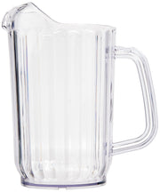 Winco 32 Ounce (Pack of 2) / Claro / 32.0 ounces Jugs