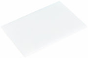 12 by 18-1/2-Inch Polyethylene Cutting Board by CRESTWARE – 18"L x 12"W, Polyethylene (PE), White, Model PCB1218