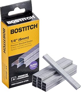 Office Bostitch SBS1914CP Standard Staples, 1/4" Leg Length (Box of 5000)