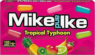 Mike and Ike Candy, Tropical Typhoon, 4.25oz Theater Box, Pack of 12