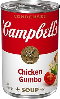 Campbell's Condensed Chicken Gumbo Soup, 10.5 oz Can