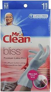 Mr. Clean Bliss Premium Latex-Free Gloves, Medium 1 pair (Pack of 5)