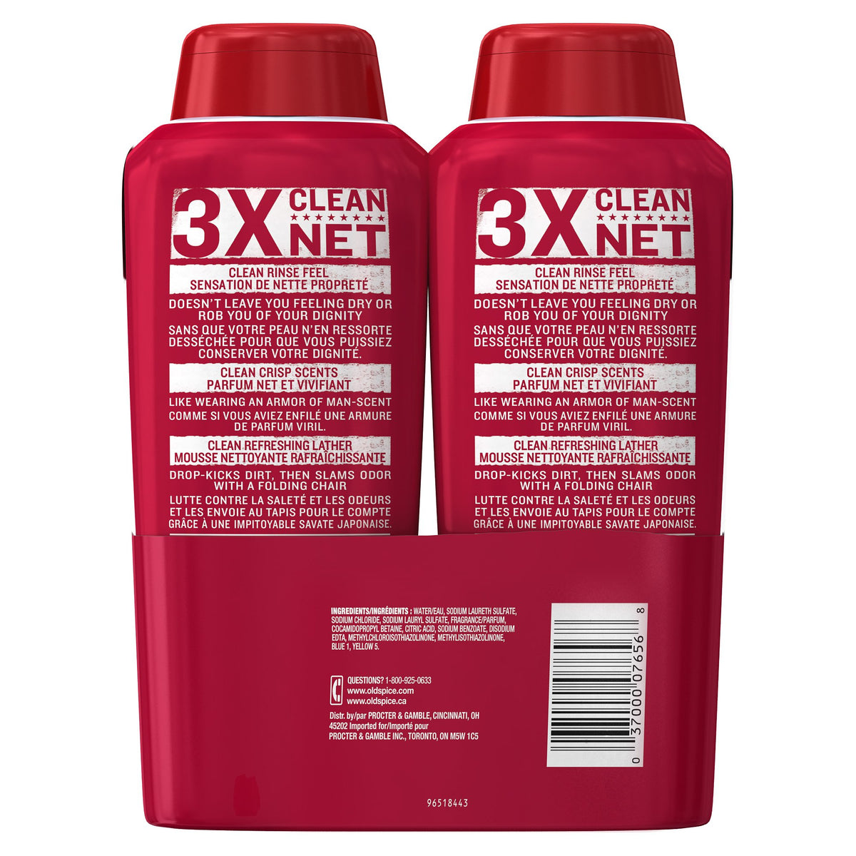 Pure Sport by Old Spice – 36 Fl Oz (Pack of 1), Red