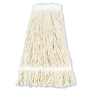 Boardwalk 424CCT Pro Loop Web/Tailband Wet Mop Head by Unisan – White, Pack of 12, Model BWK424CCT