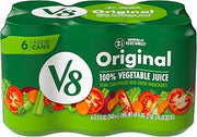 V8 Original 100% Vegetable Juice, 11.5 fl oz Can (6 Pack)
