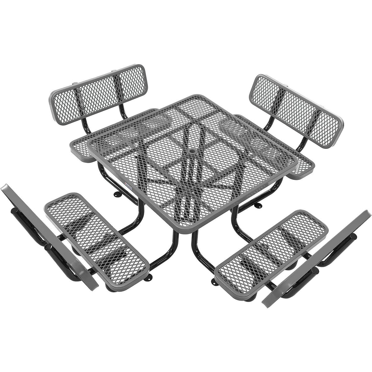 Global Industrial Grey / Onesize / Industrial Picnic Tables