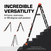 Select Step 6-10 ft Stepladder by Little Giant – 6'-10', Aluminum, Gray, Model 15109-001