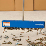 Global Industrial 1.75"L x 20"W x 36.88"H / Silver/Blue / Industrial Magnetic Sweepers