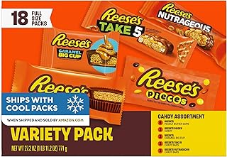 Reese's Assorted Peanut Butter Candy Variety Pack, 27.2 oz, 18 Ct