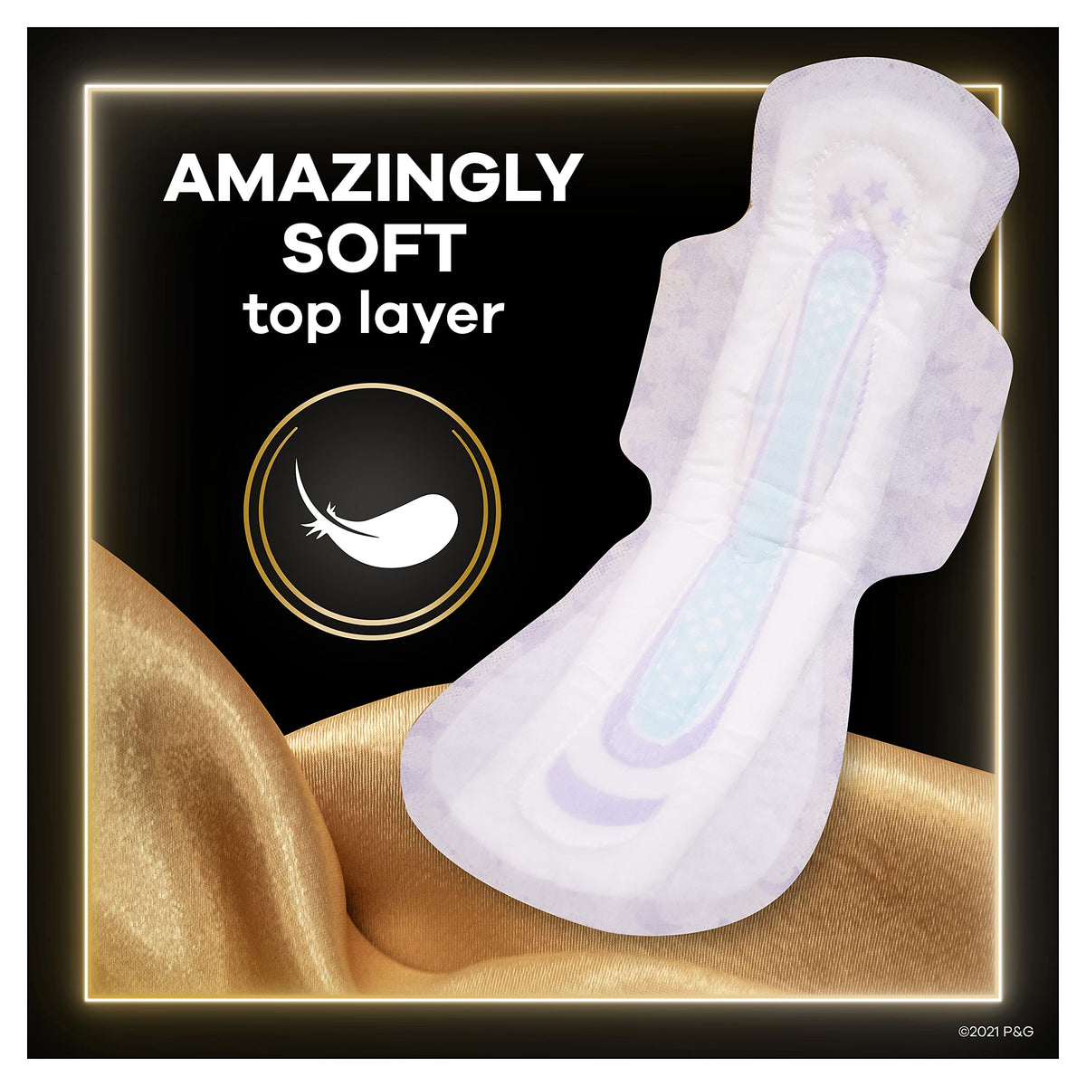 ZZZ Overnight Pads with Wings Size 6 - Unscented, 20 Count by Always – overnight, Model Overnight Disposable Period Underwear