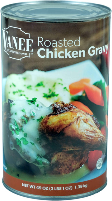 Roasted Chicken Gravy -- 12 Case 49 Ounce by VANEE – Pack of 12