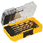 Drill Bit Set by DEWALT – DW1354, Titanium Nitride Coated, Yellow, Model DW1354