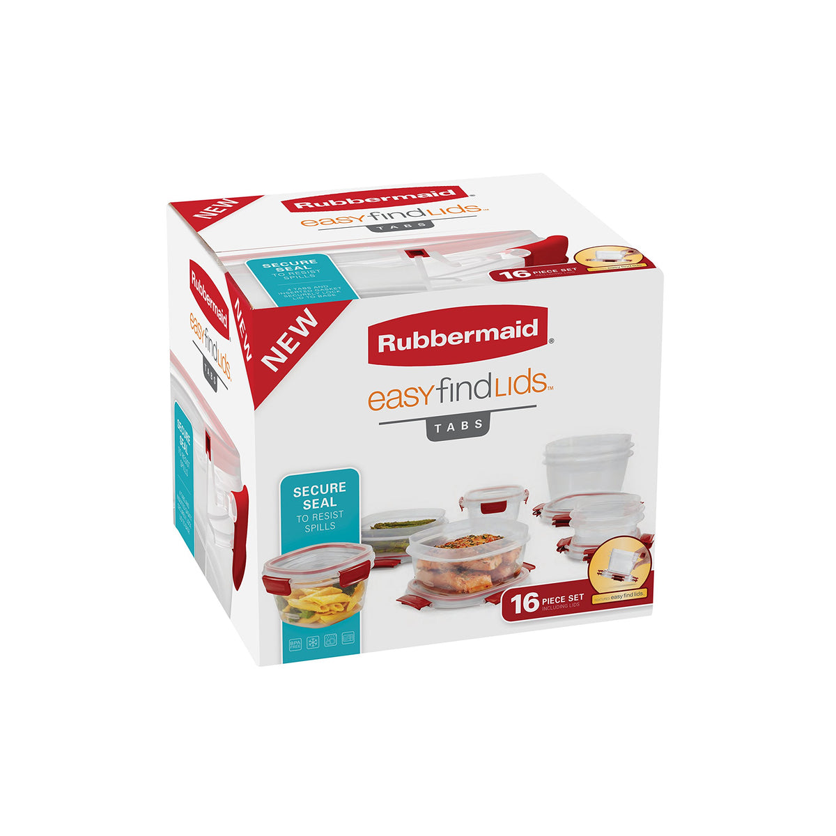 Rubbermaid Set / 16-Piece Set / Red Container Sets